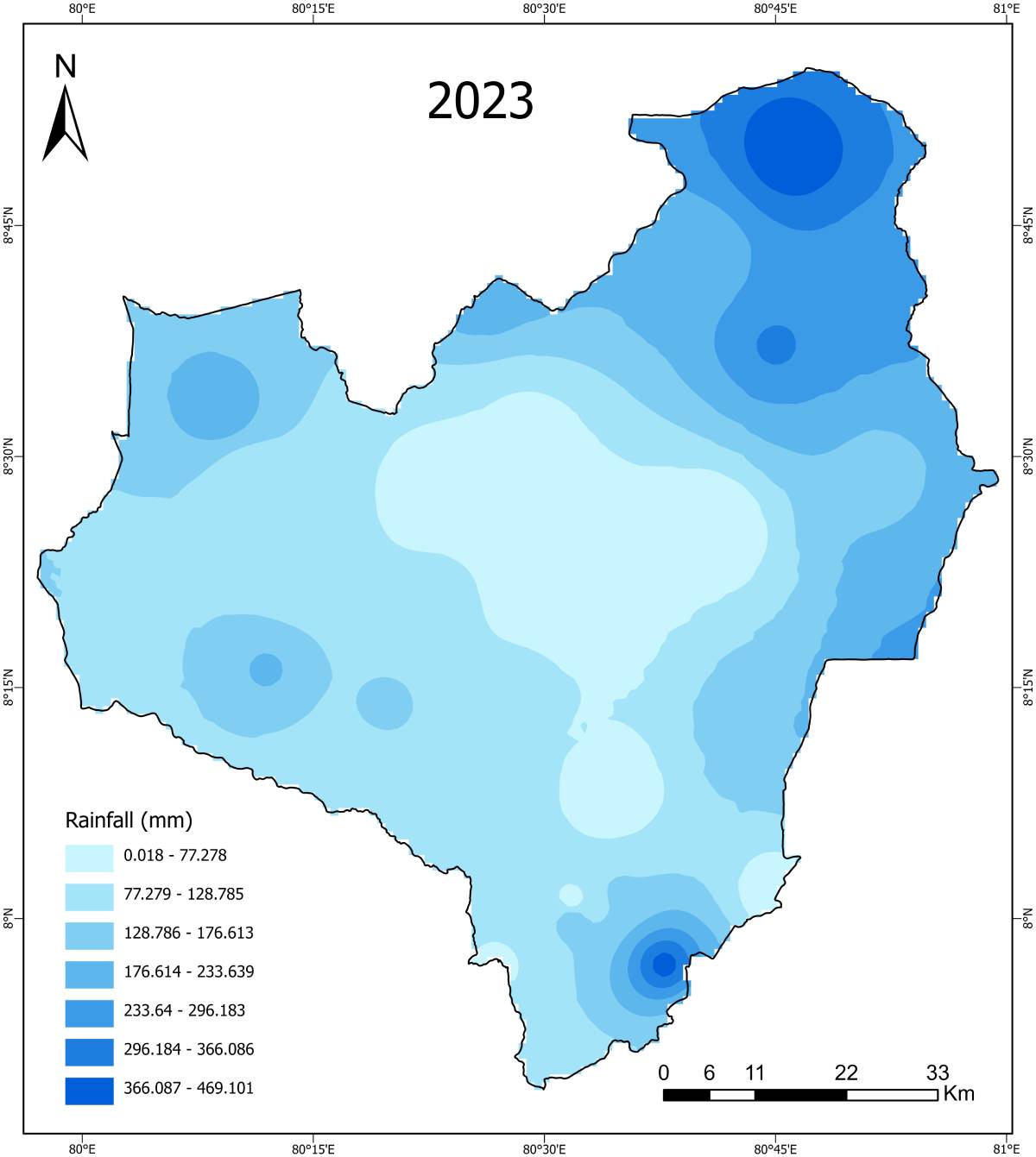 Rainfall Yala 2023
